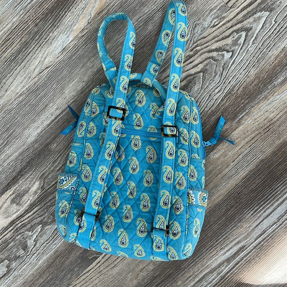 Vera Bradley quilted small backpack - Picture 3 of 7